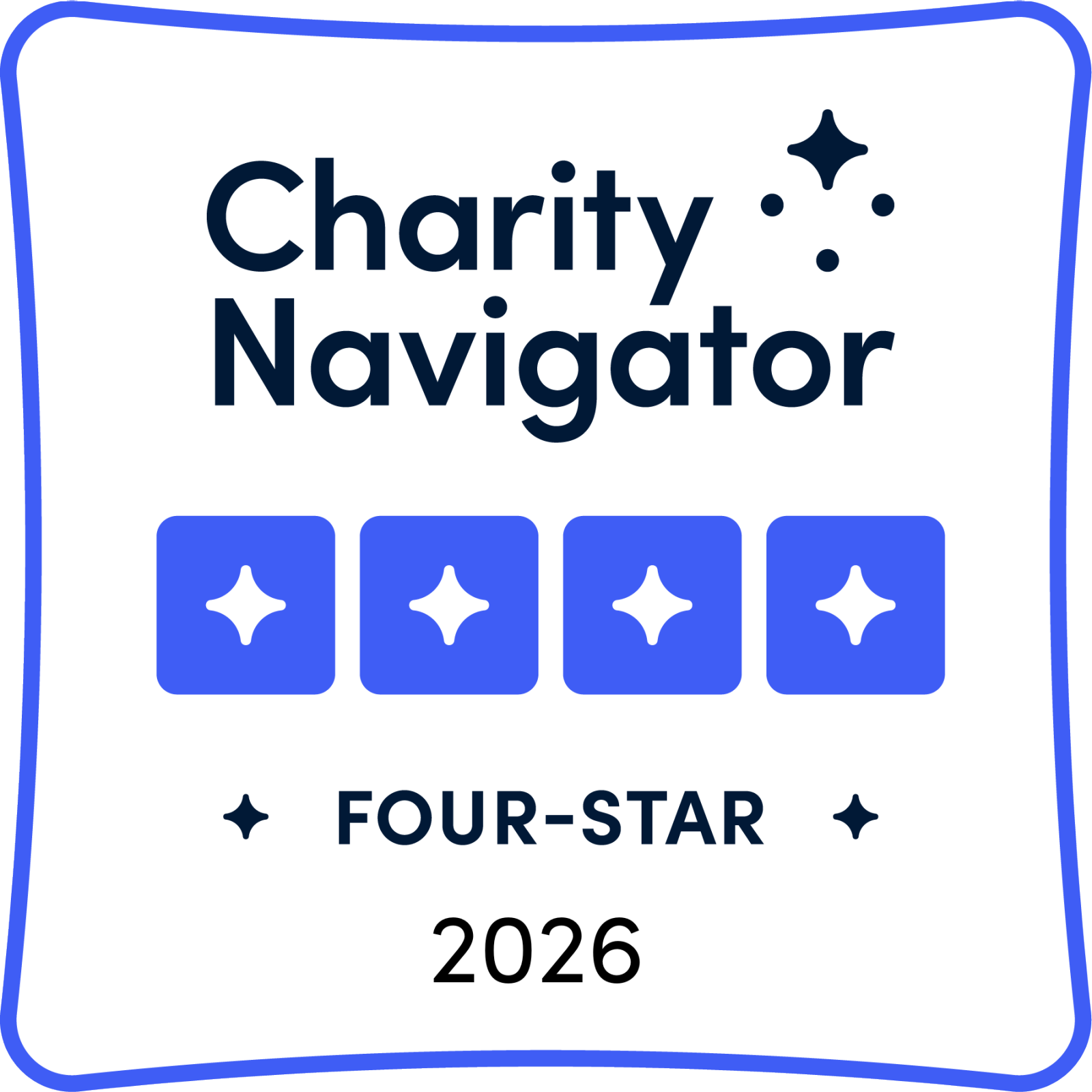 Charity Navigator Four-Star rating 2026