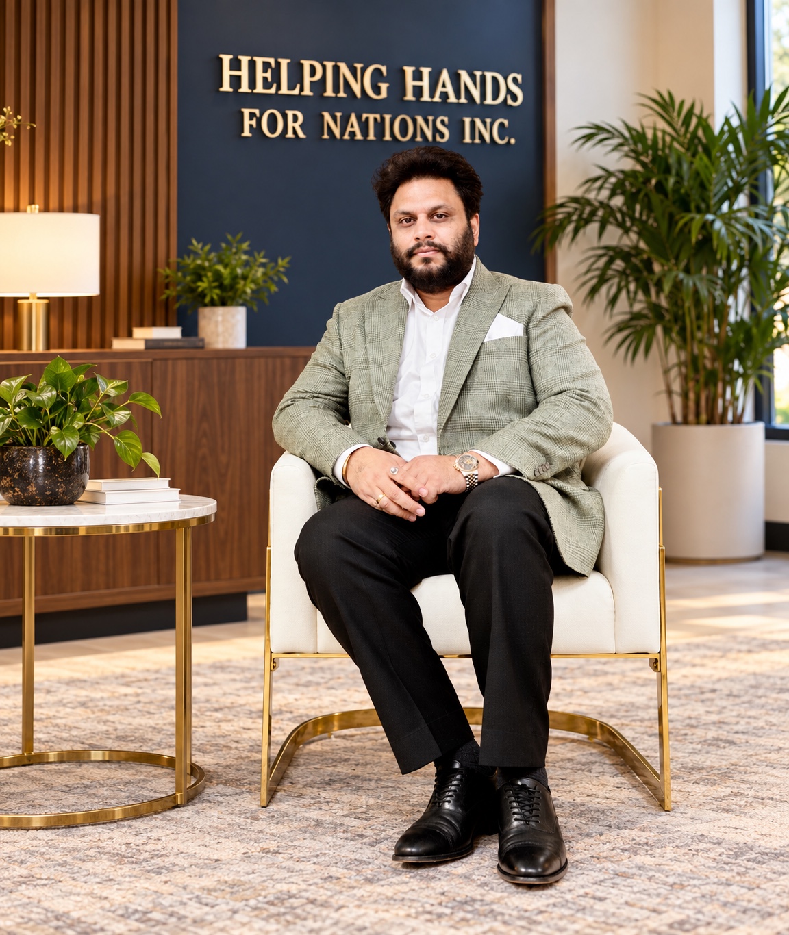 Varinder Singh, President and Founder of Helping Hands for Nations Inc.