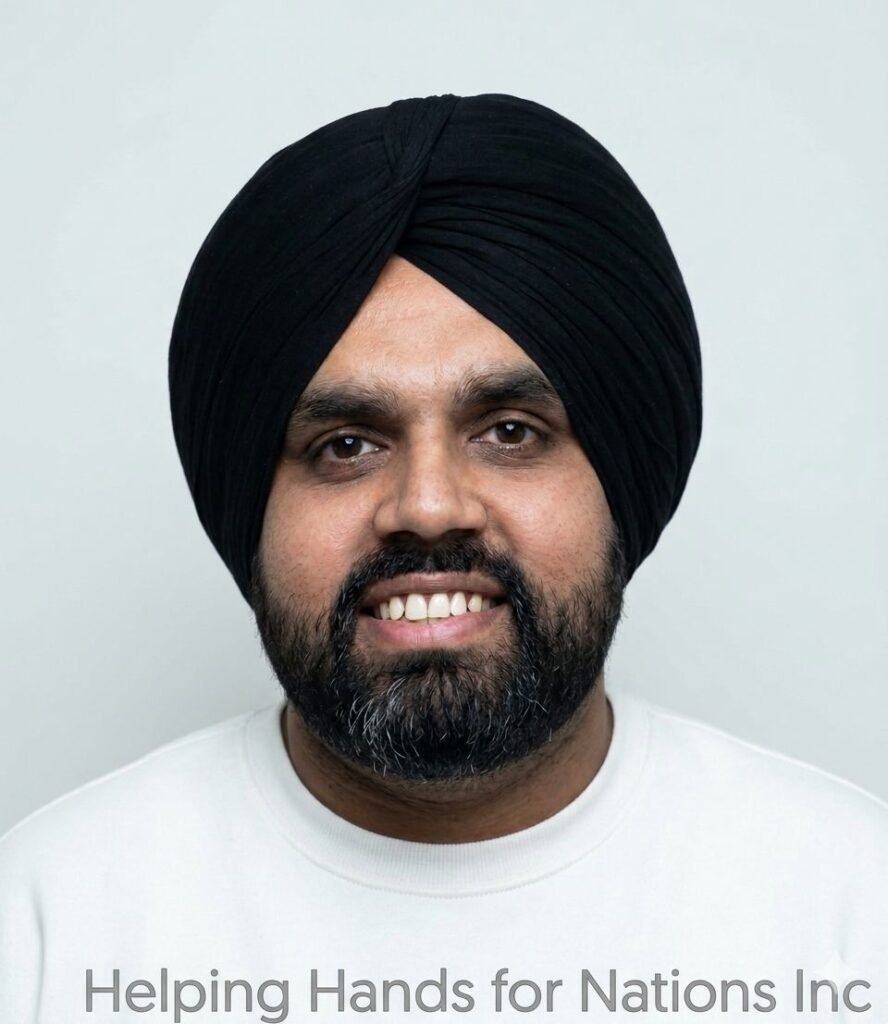 Gurpreet Singh, Director of Trustees of Helping Hands for Nations